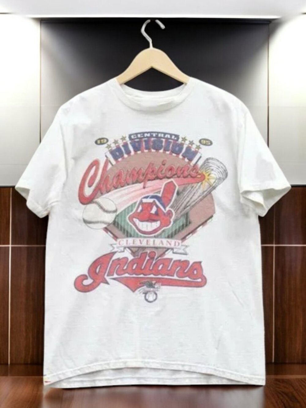 Vintage MLB Cleveland Indians Shirt, American Sport Shirt, Major League Baseball